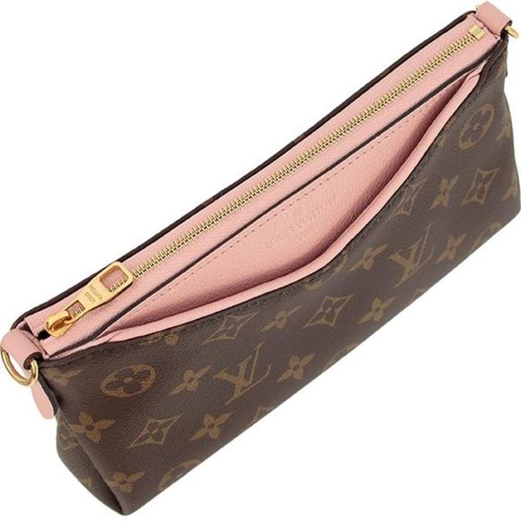 Louis Vuitton Pallas Clutch Monogram Shoulder Bag - Picture 4 of 11